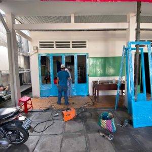 thi công cửa sắt