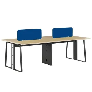 Module Bàn văn phòng HRMD02C14 cụm 4 nhân viên sang