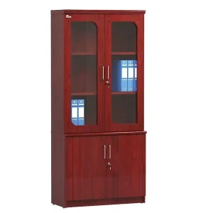Tủ Tài Liệu Sơn PU DC940H3 2 cánh kính