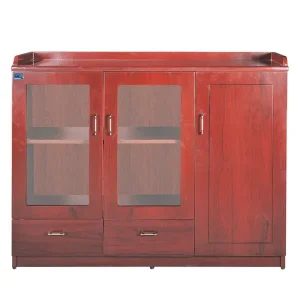 Tủ Tài Liệu Sơn PU DC1240H1 tủ thấp 2 cánh kính
