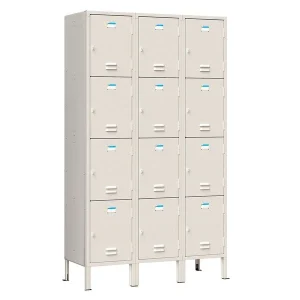 Tủ sắt Locker TU994-3K cao cấp 12 khoang